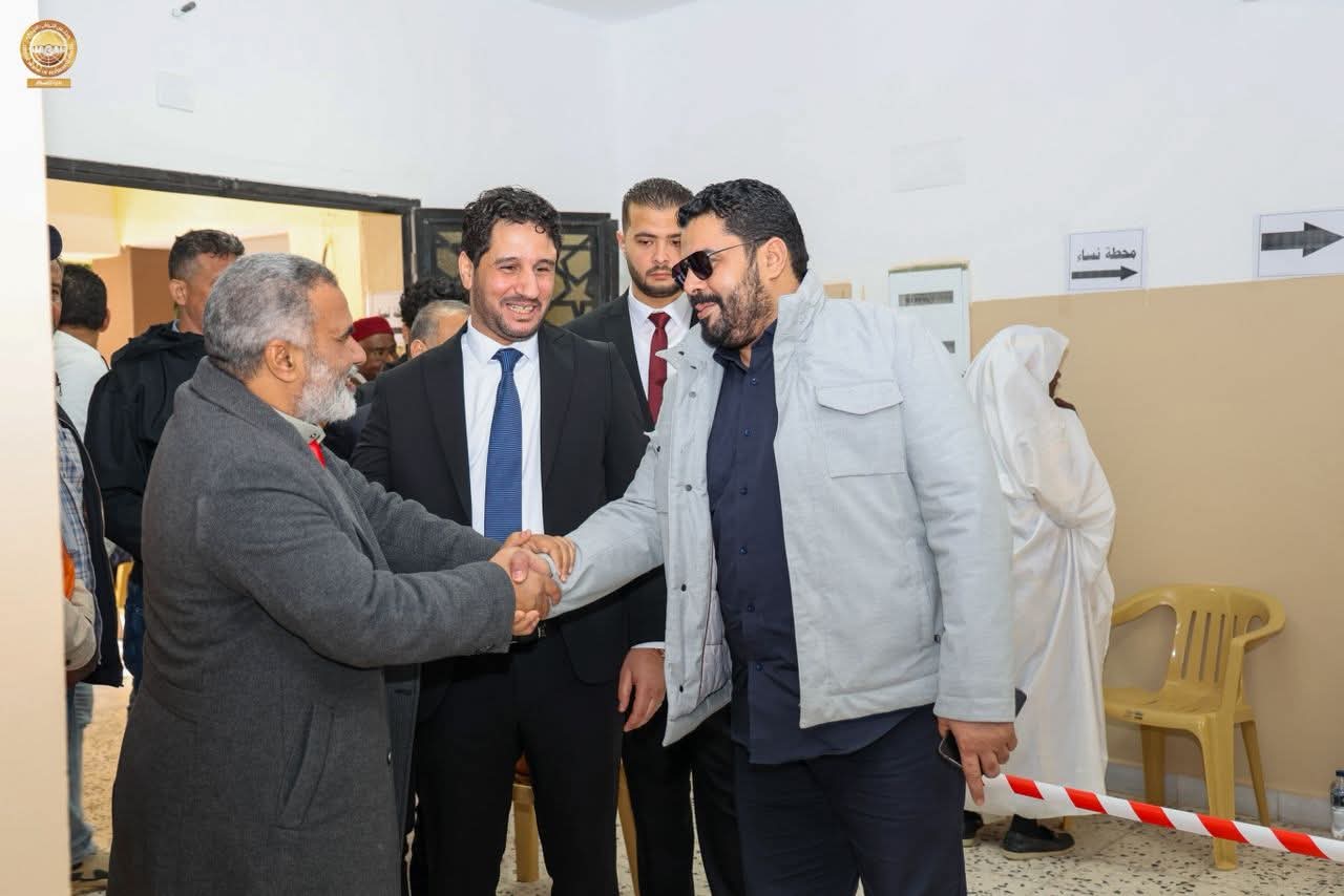 النائبان مصباح دومة ومحمد اجديد يشاركان في انتخابات بلدية سبها