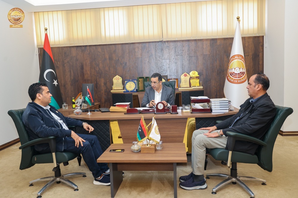 النويري يبحث مع العريبي وهدية عدداً من الملفات الحيوية