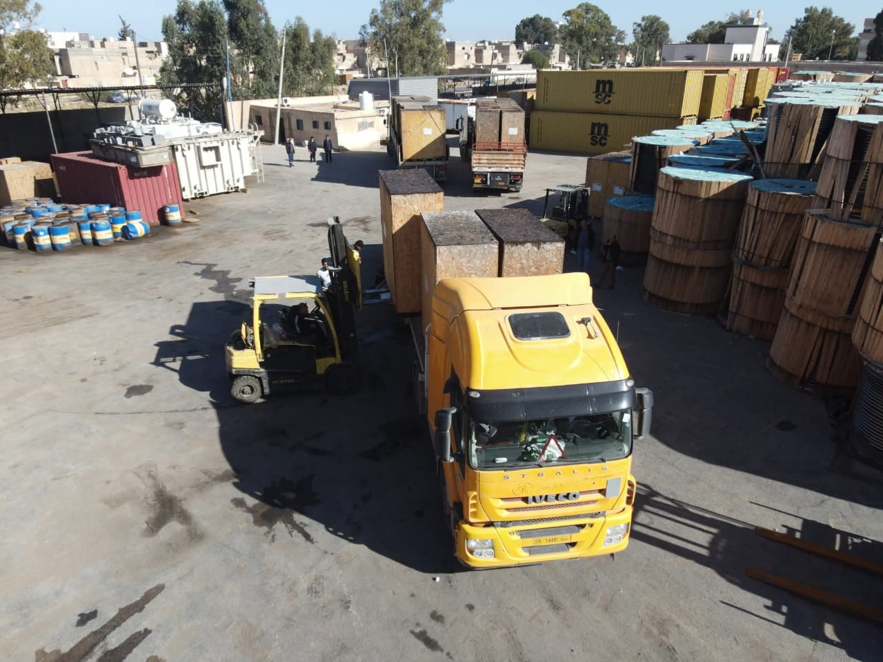 شركة الكهرباء تقدم الدعم الفني لمحطة سيدي منصور ببنغازي