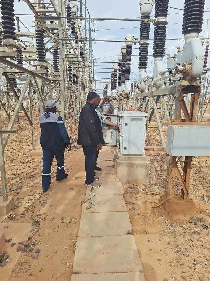 الشركة العامة للكهرباء تعلن صيانة محطة تحويل تراغن