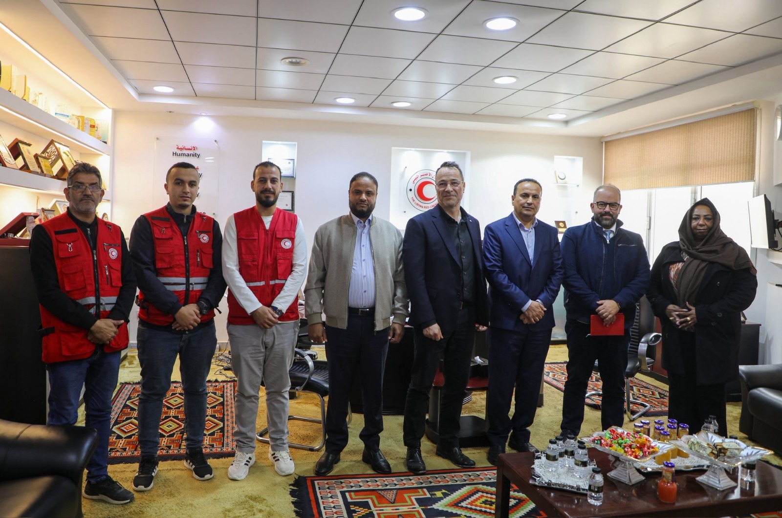 مباحثات ليبية مع الصليب الأحمر حول واقع العمل الإنساني