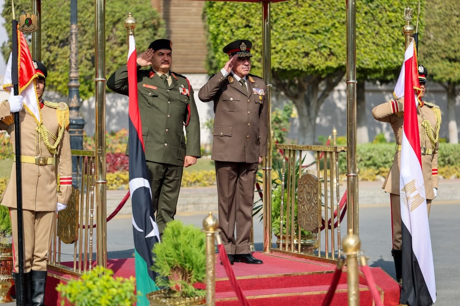 الفريق صدام يزور جمهورية مصر العربية