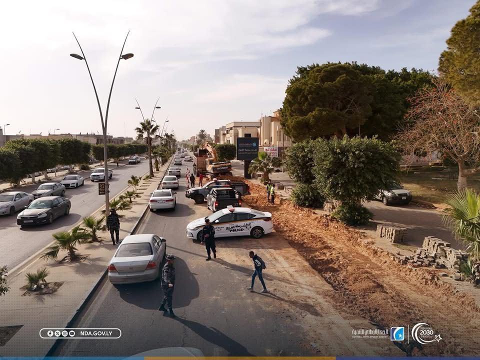 توسعة الطريق الساحلي… خطوة لتعزيز انسيابية مدينة سرت