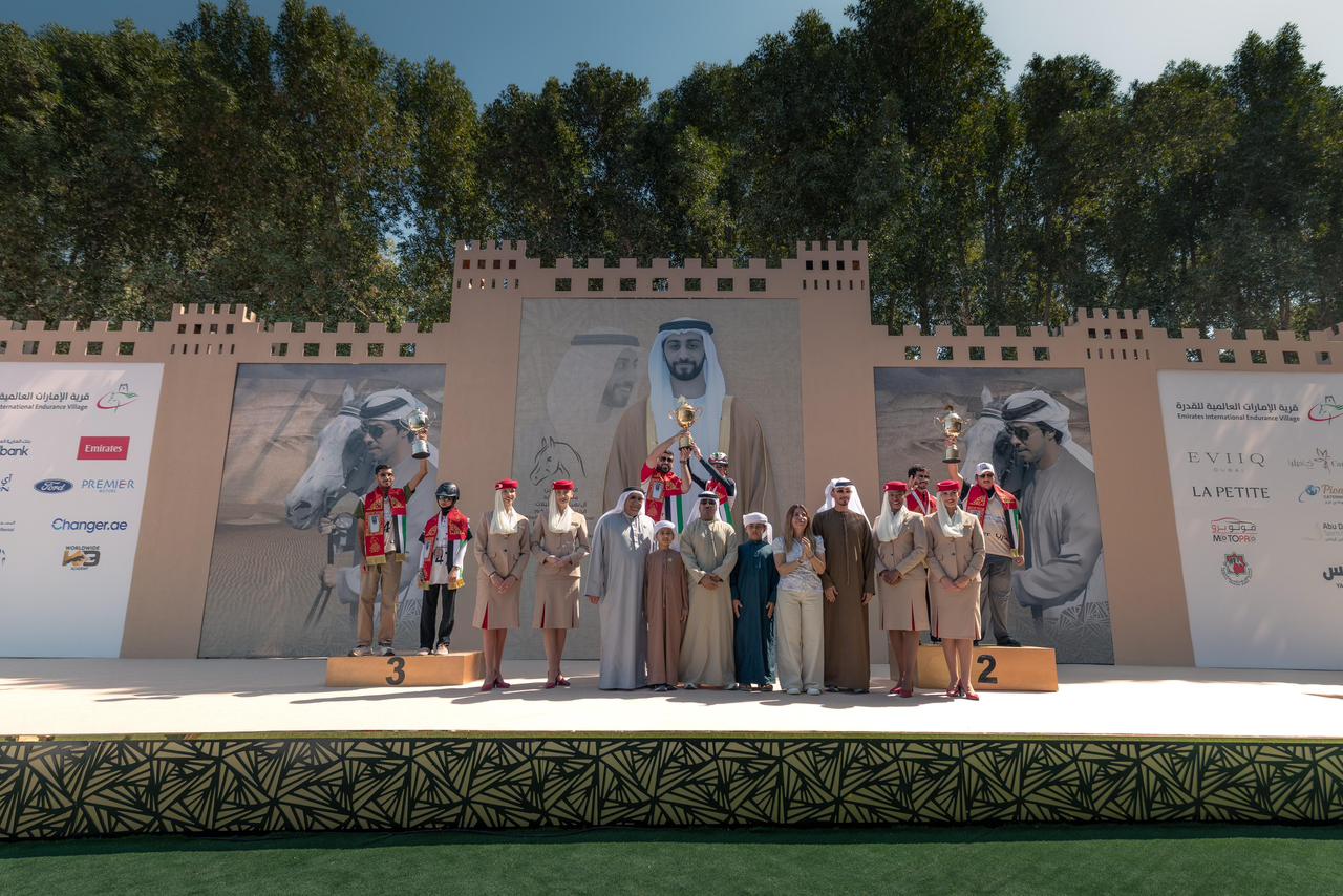 عبد الله أحمد يتوج بلقب كأس زايد بن منصور للقدرة في أبوظبي