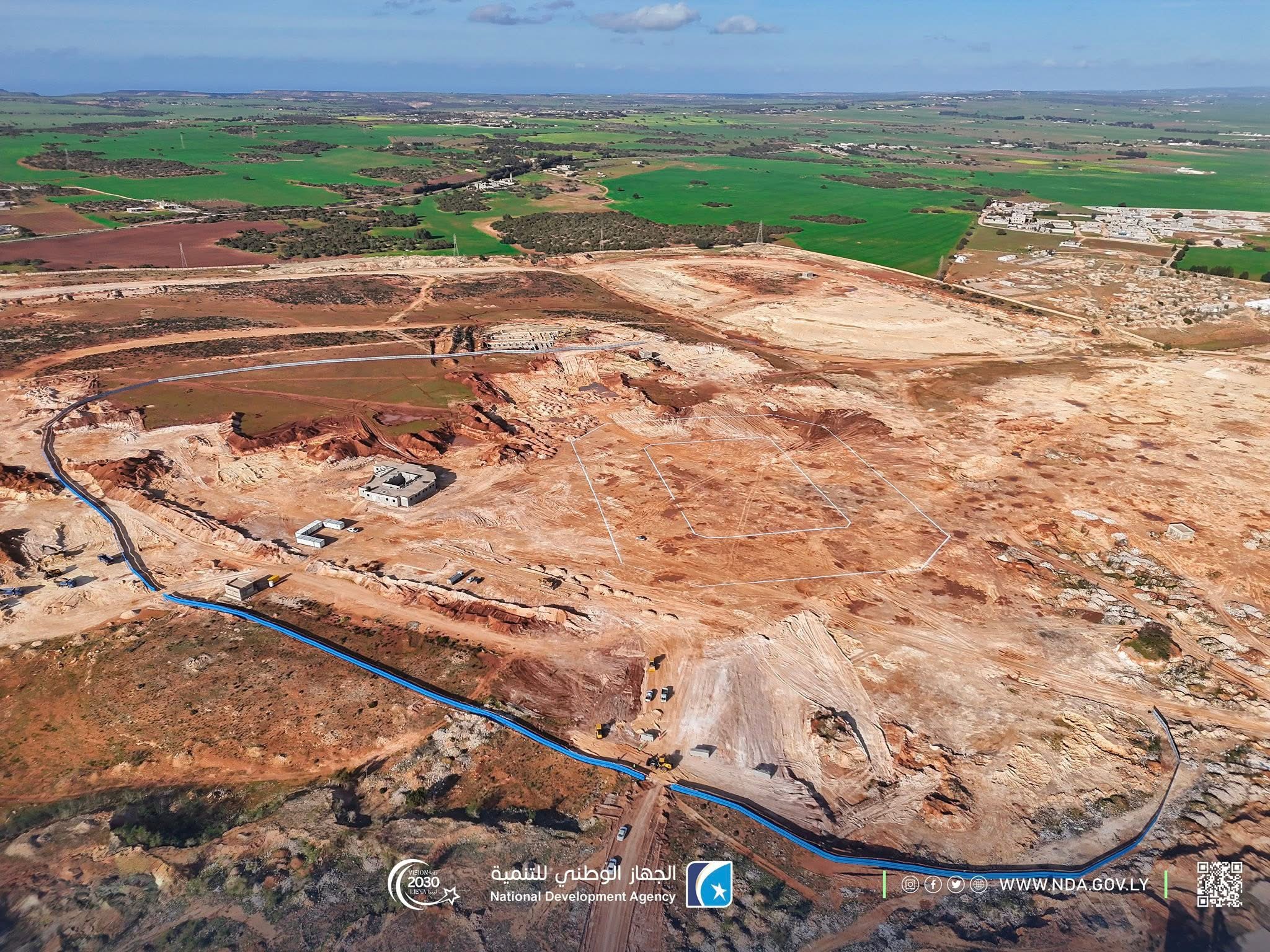 انطلاق تنفيذ مشروع ملعب شهداء الكرامة بالمرج ضمن خطة تطوير الملاعب الدولية