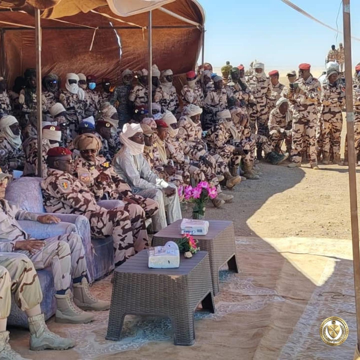 المنطقة العسكرية الجنوبية تعقد اجتماعًا مشتركًا مع القوات التشادية عند النقطة 35