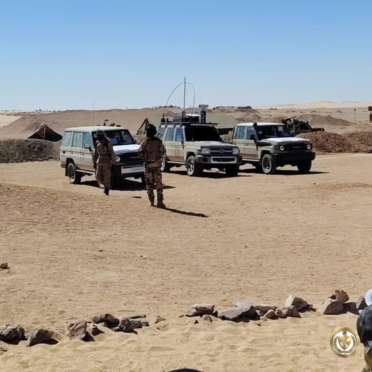 المنطقة العسكرية الجنوبية تعقد اجتماعًا مشتركًا مع القوات التشادية عند النقطة 35