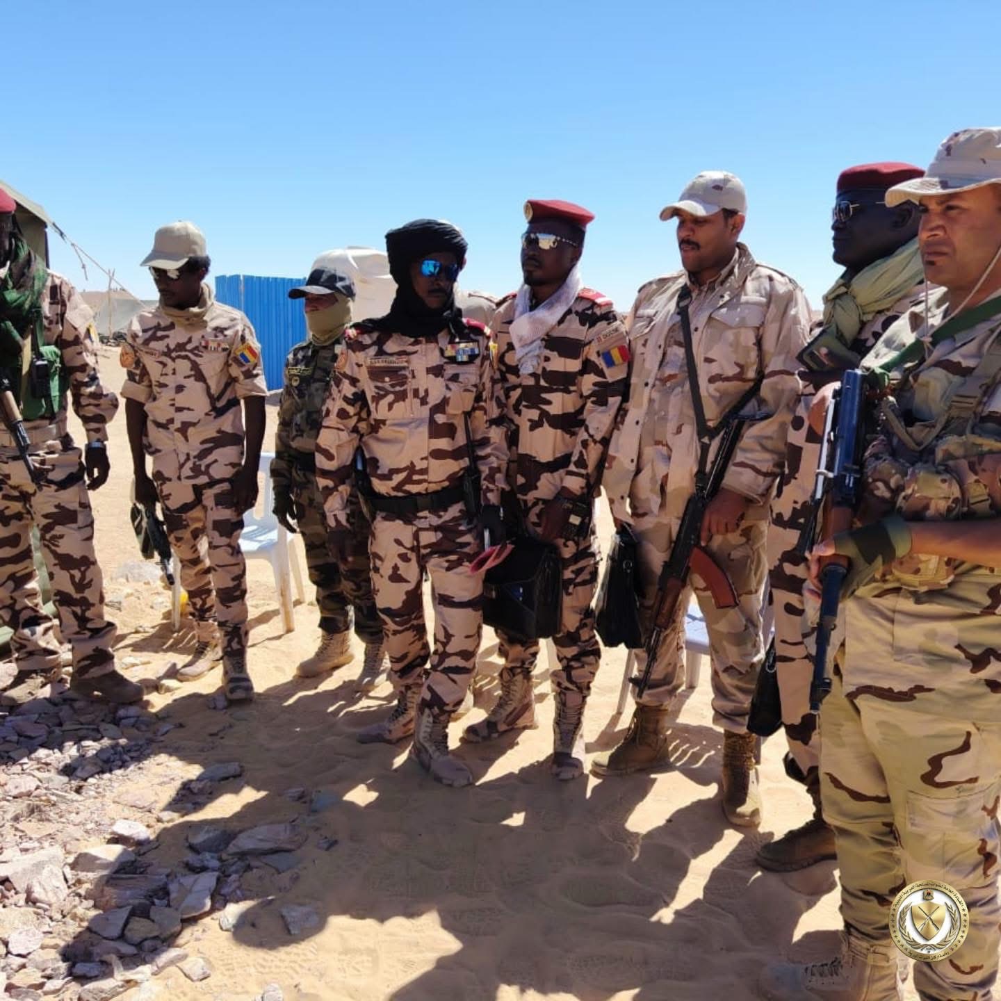 المنطقة العسكرية الجنوبية تعقد اجتماعًا مشتركًا مع القوات التشادية عند النقطة 35