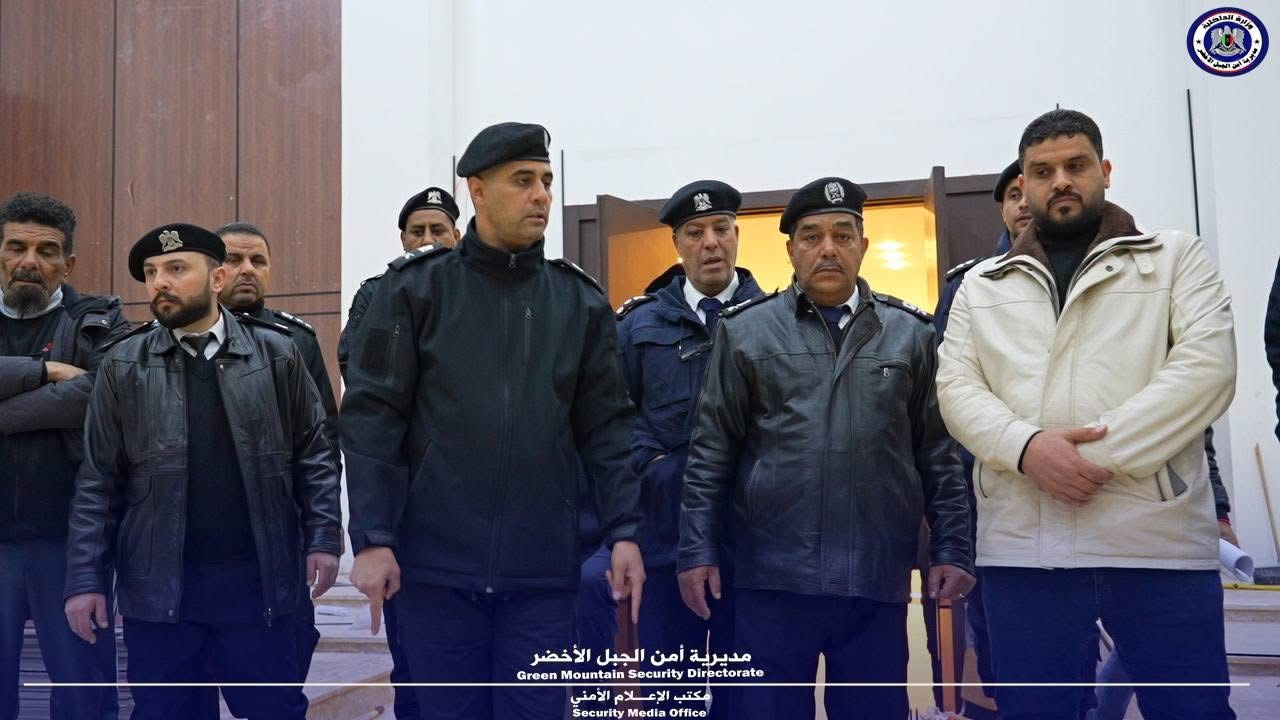 مدير أمن الجبل الأخضر يتفقد استكمال مبنى المديرية الجديد