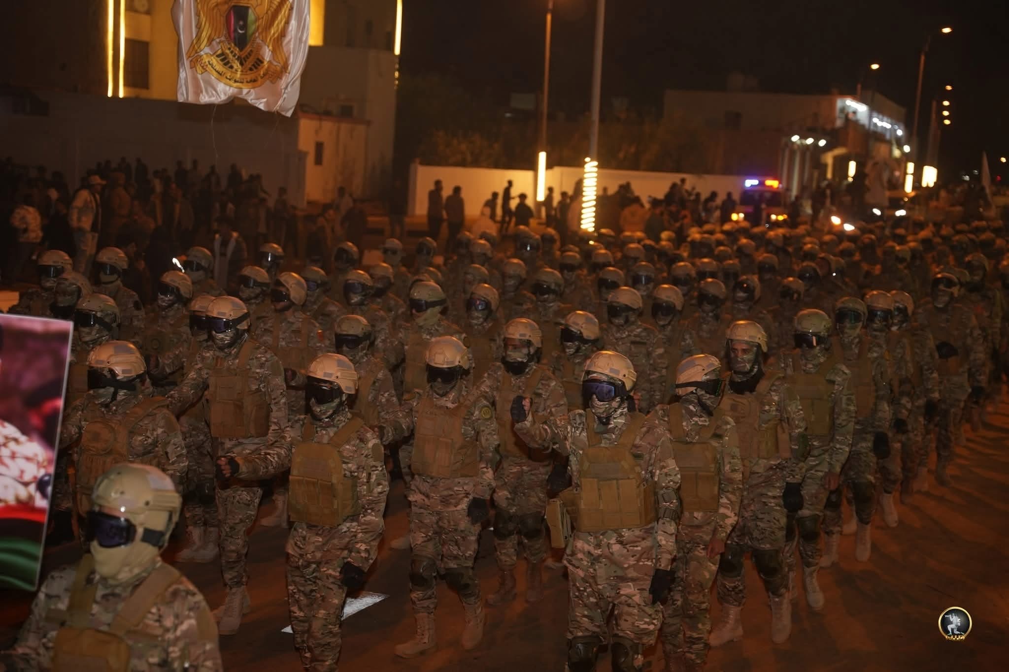 لواء سبل السلام ينفذ مسيرًا ليليًا في شوارع الكفرة