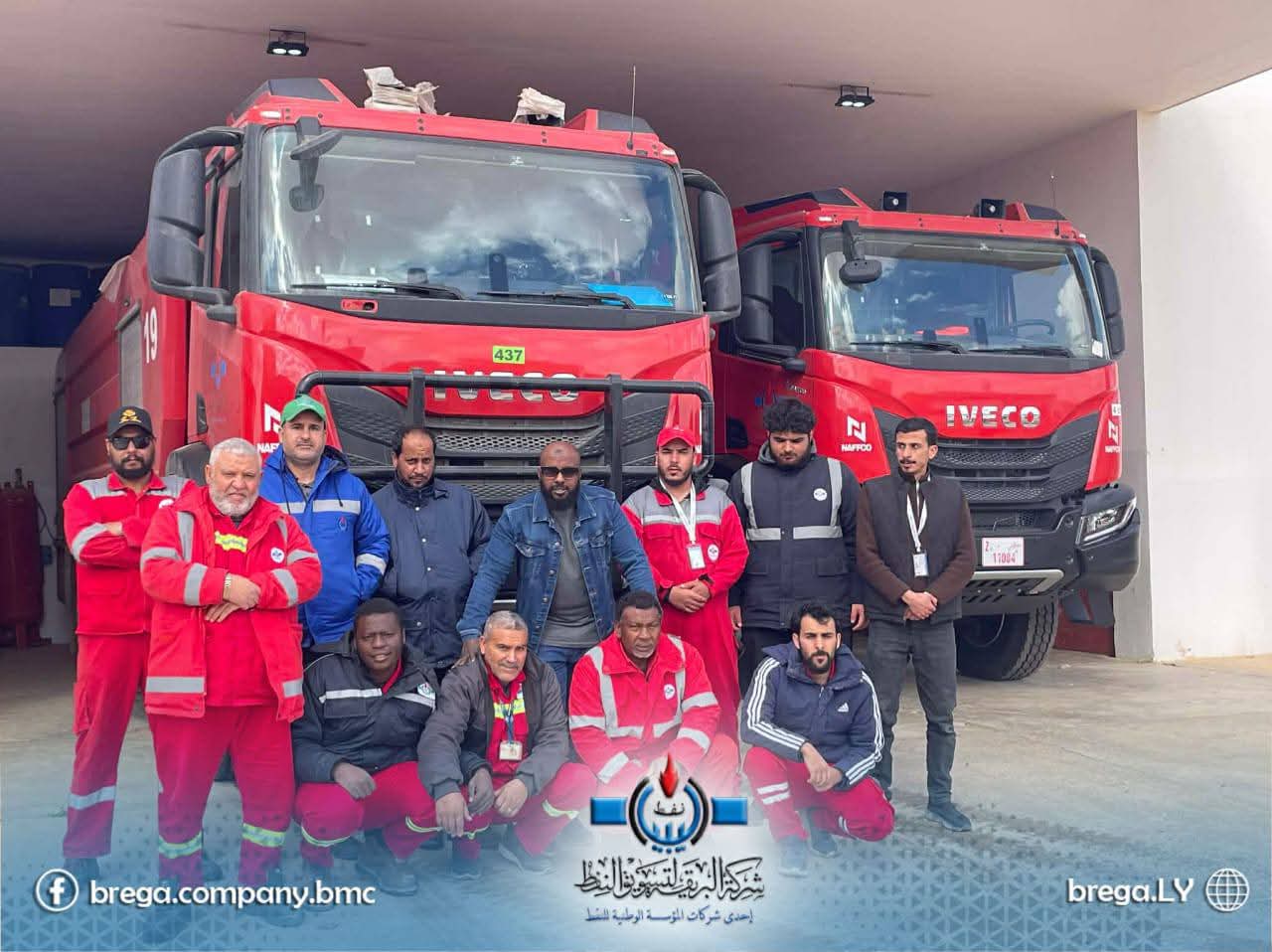 البريقة: منظومة السلامة بطبرق تستلم سيارتي إطفاء مجهزتين