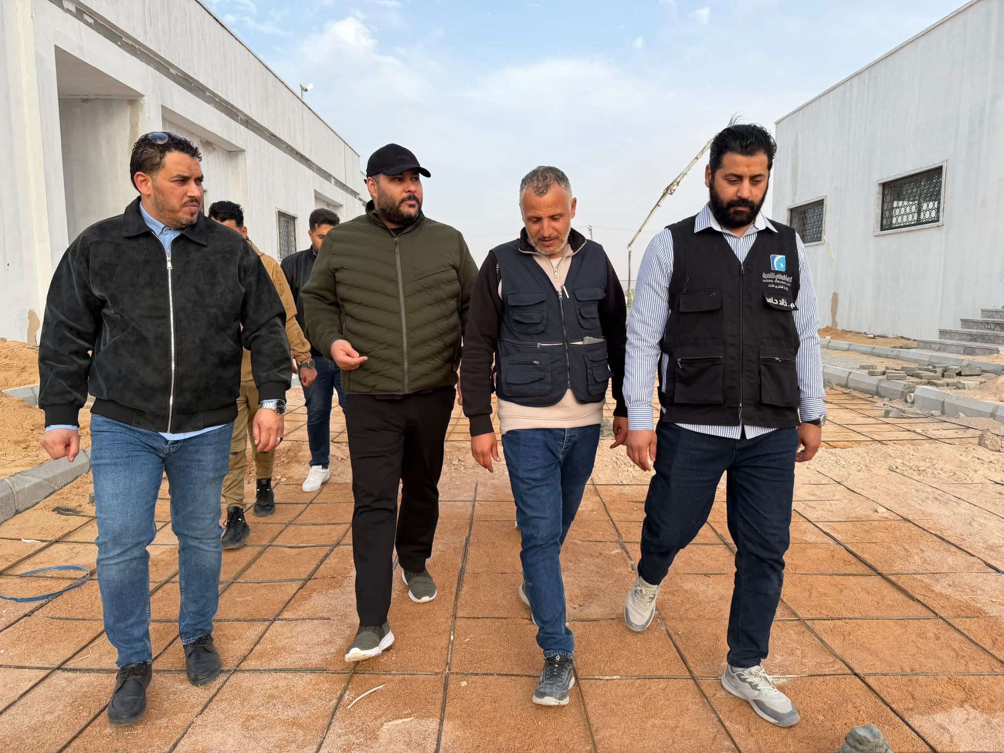 المدير العام للجهاز الوطني للتنمية يتابع جاهزية المركز الصحي خالد بن الوليد غرب سرت