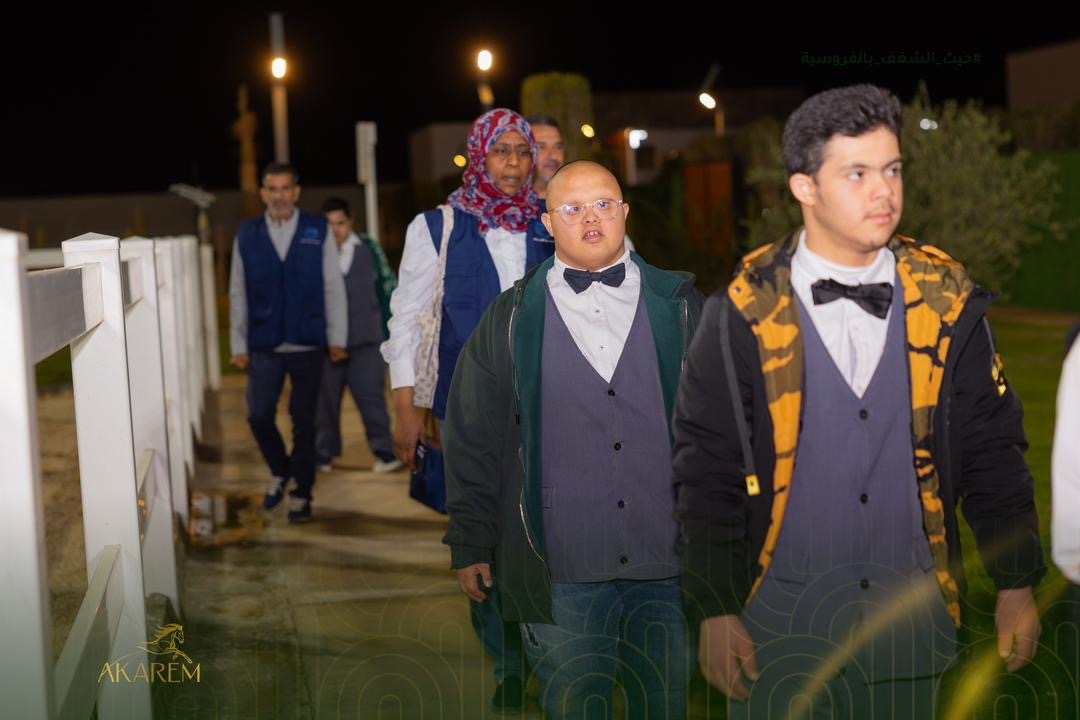 أصدقاء ذوي الهمم يزورون إسطبلات أكارم ضمن فعالية رمضانية