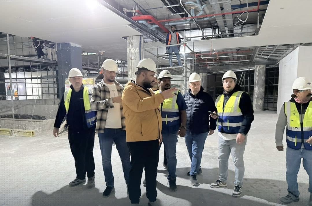 المدير العام للجهاز الوطني للتنمية يتفقد مشروع فندق الميناء في سرت