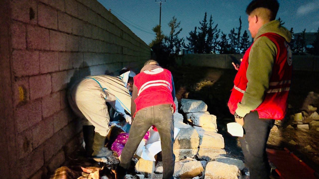 انتشال جثة امرأة من الجالية الافريقيه في عين زارة بطرابلس