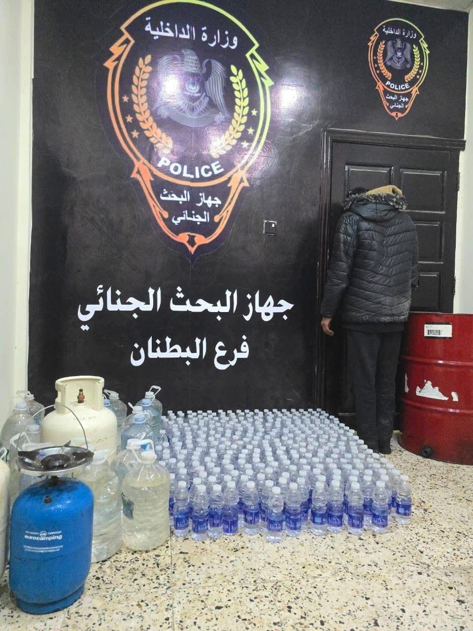 جهاز البحث الجنائي يفكك شبكة تصنيع خمور محلية في الخوير