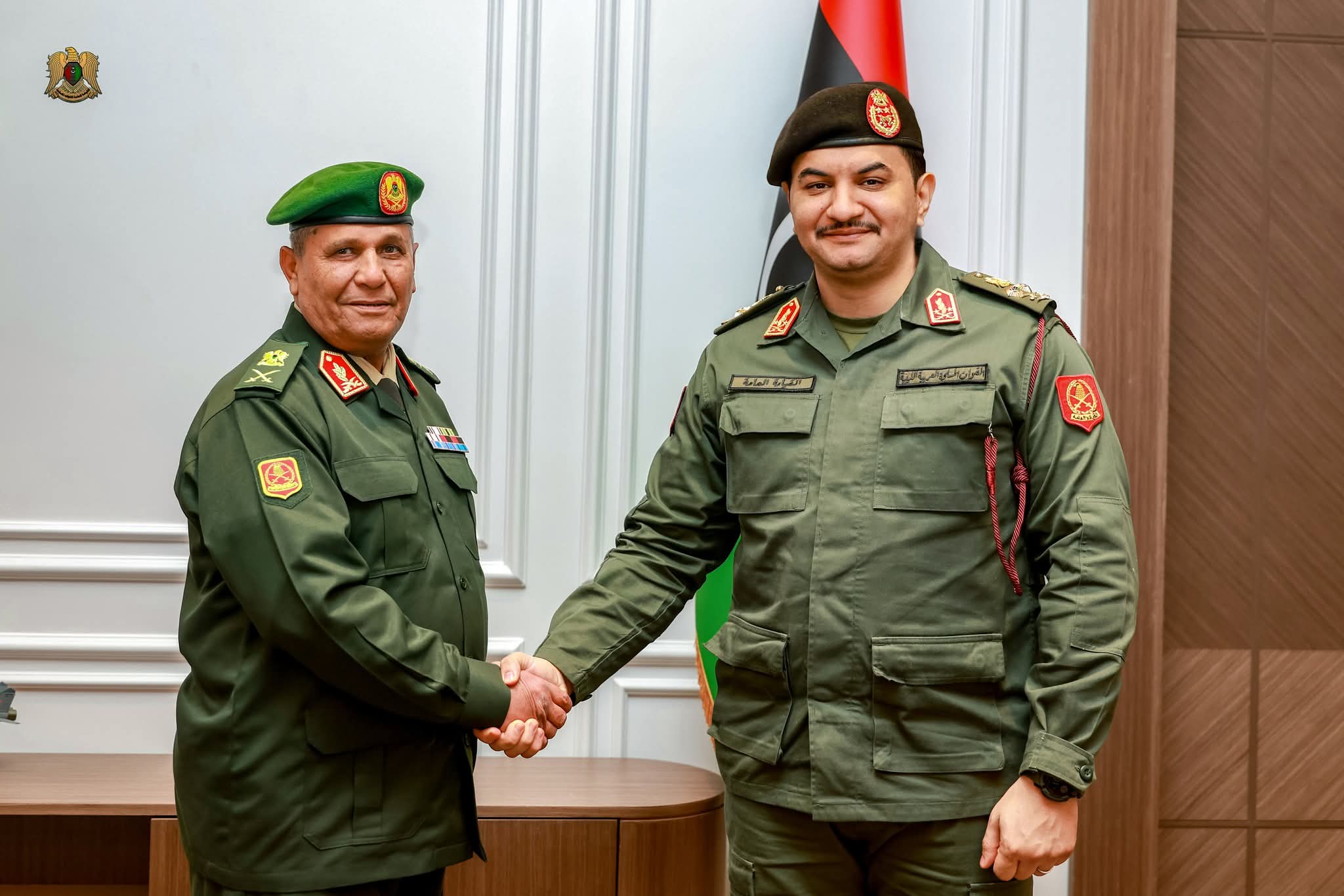 الفريق صدام حفتر يبحث سير العمل بجهاز حرس المنشآت النفطية