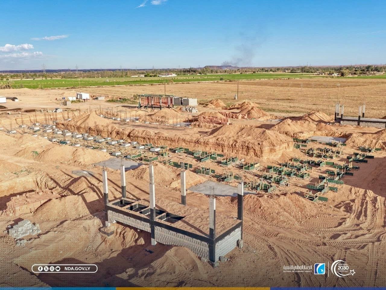 انطلاق تنفيذ مشروع البوابة الإلكترونية على طريق سبها – أوباري