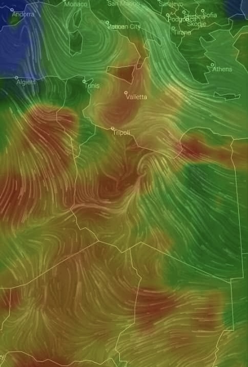 وزارة البيئة بالحكومة الليبية تحذّر من موجة غبار واسعة وتأثيرها على جودة الهواء في ليبيا