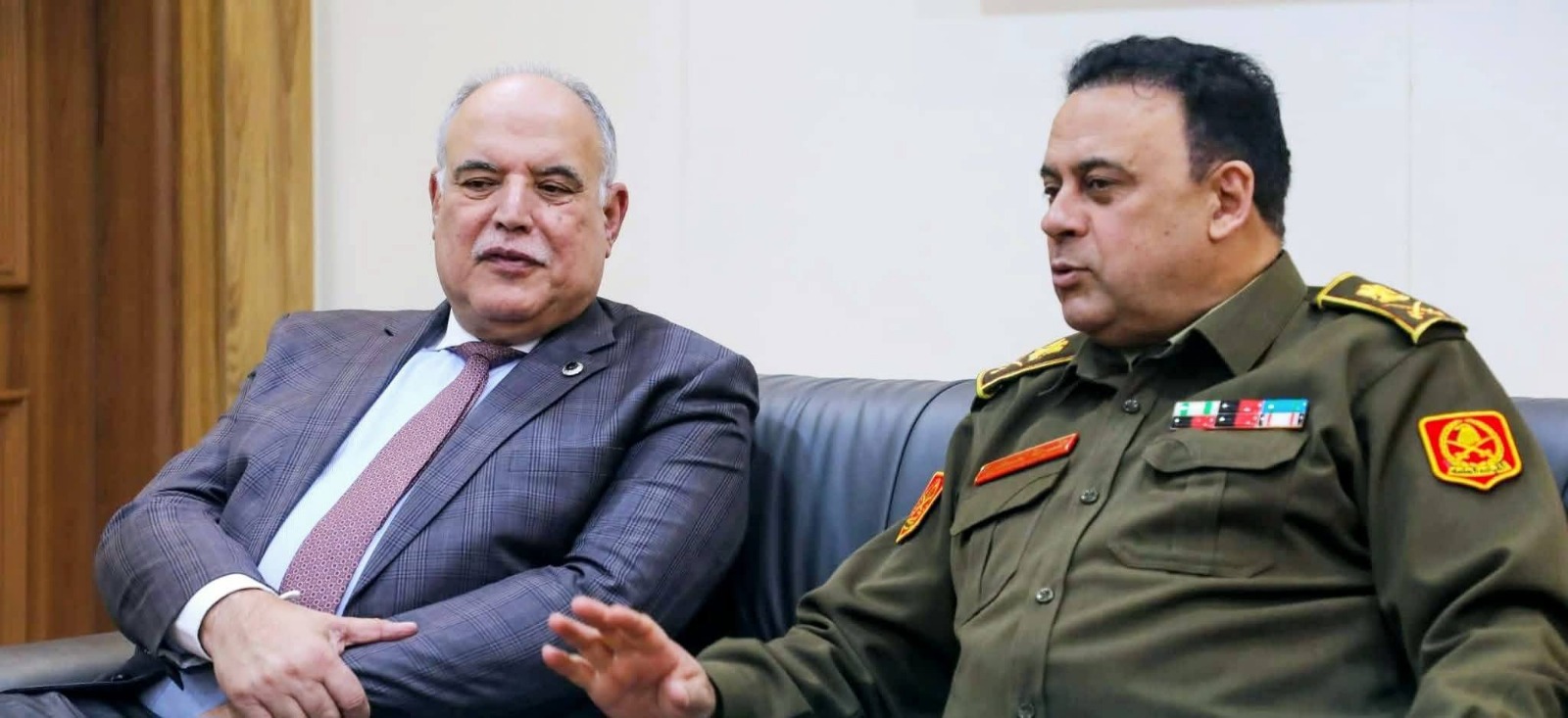 بوشناف يناقش مع مدير إدارة السجون والشرطة العسكرية سُبل التنسيق المشترك