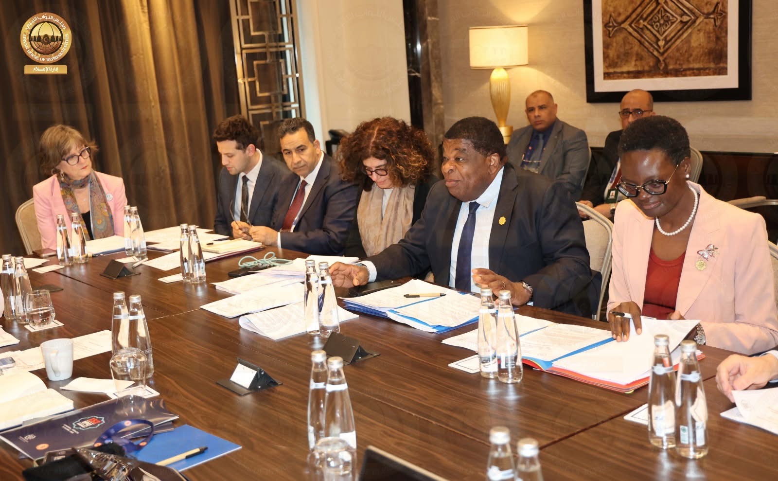 النويري يشارك في اجتماع اللجنة التوجيهية لاتحاد البرلمانات