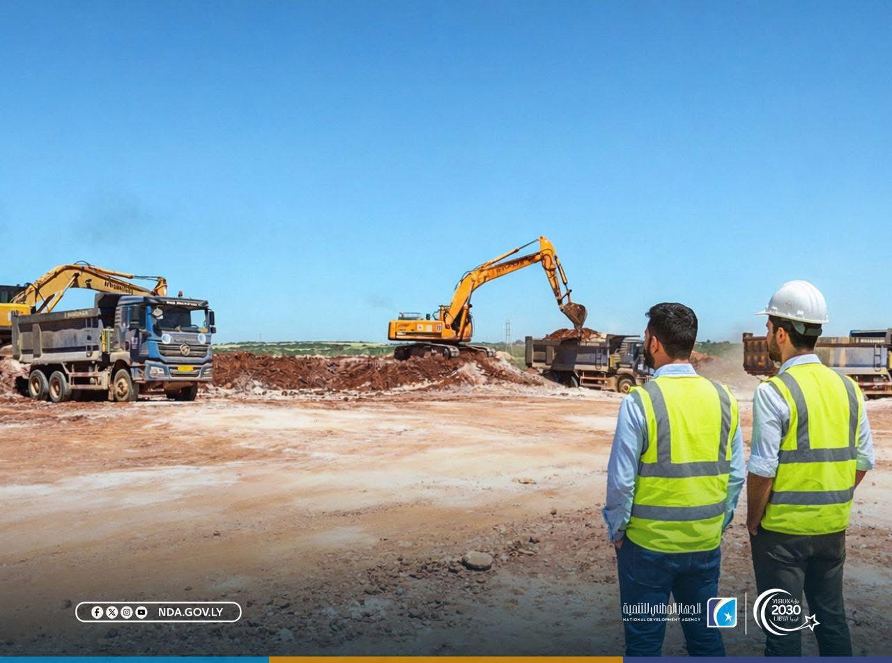 استمرار تنفيذ مشروع ملعب شهداء الكرامة الدولي بالمرج وفق المخططات المعتمدة