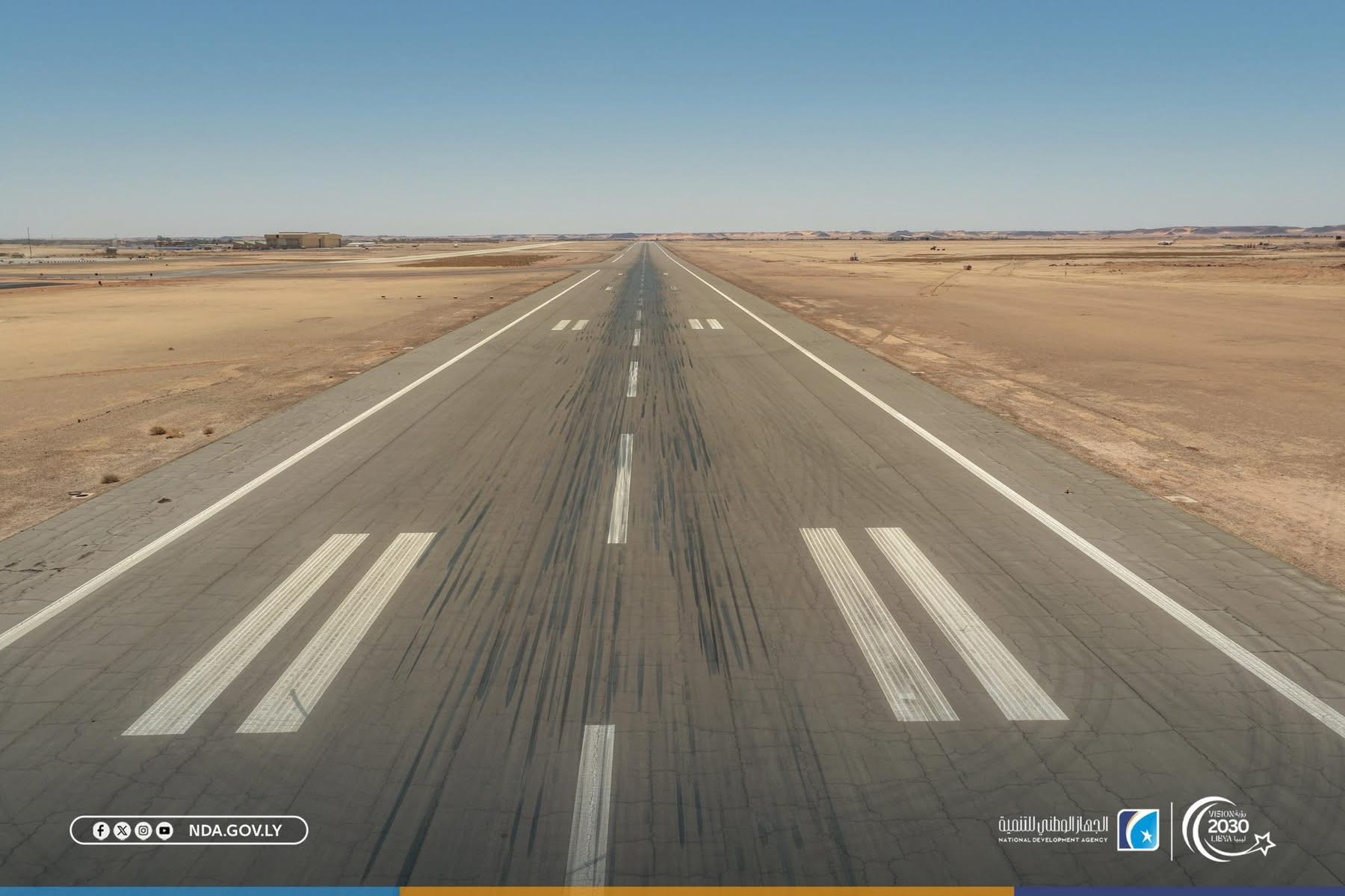 مطار سبها الدولي يستعيد جاهزيته وسط أعمال صيانة عاجلة وتطوير للخدمات