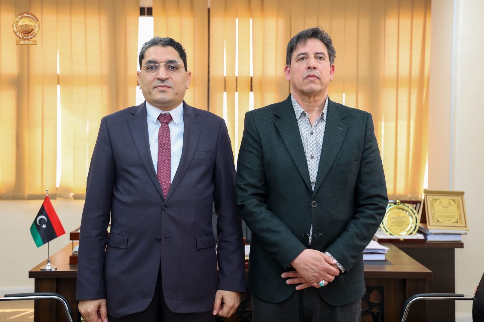 العقوري وأرحومة يبحثان تنظيم سوق العمل وتعزيز التنسيق بين التشريعية والتنفيذية