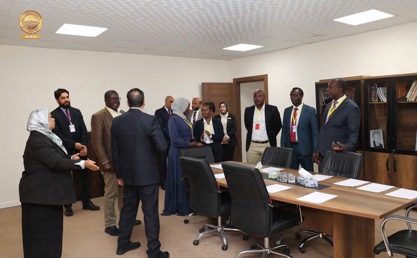 جولة تفقدية لمستشاري البرلمانات الأفريقية داخل ديوان مجلس النواب