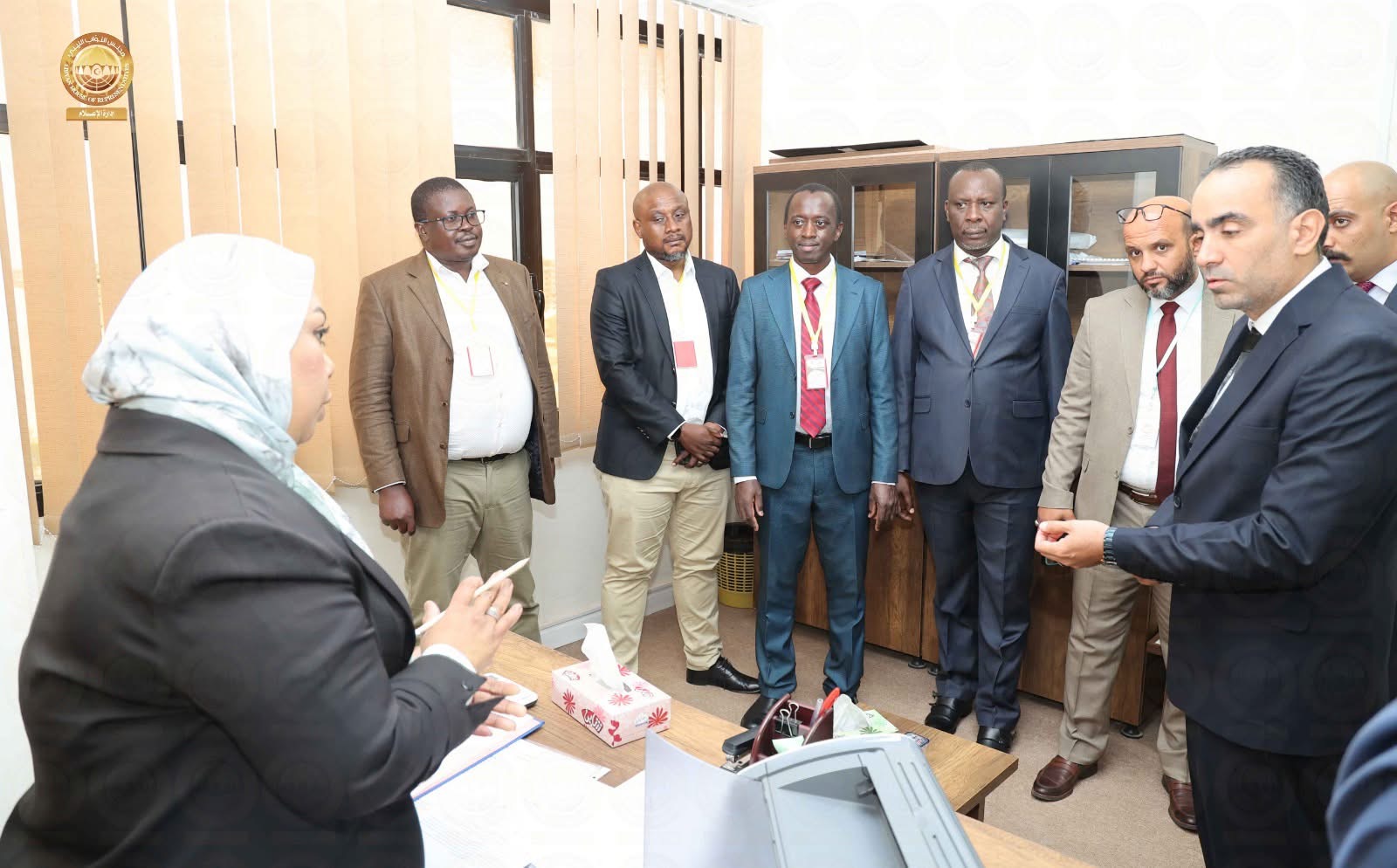 جولة تفقدية لمستشاري البرلمانات الأفريقية داخل ديوان مجلس النواب
