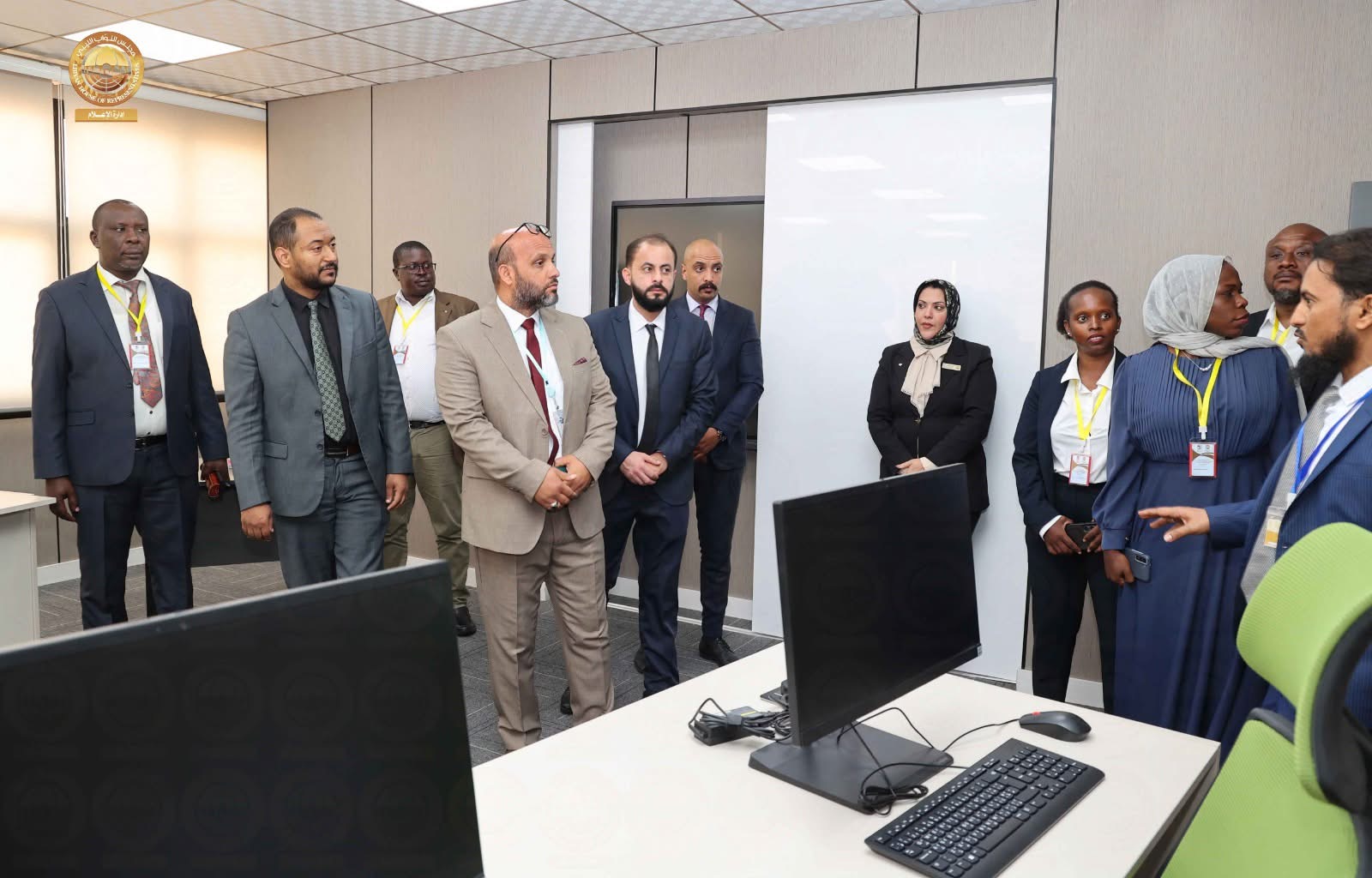جولة تفقدية لمستشاري البرلمانات الأفريقية داخل ديوان مجلس النواب