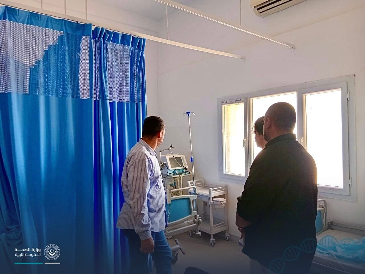 وزارة الصحة توفد لجنة لتفقد مستشفيات الجفرة وحصر احتياجاتها