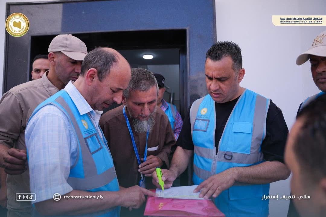 صندوق التنمية وإعادة إعمار ليبيا يبدا التسكين بمشروع حي السلام في درنة