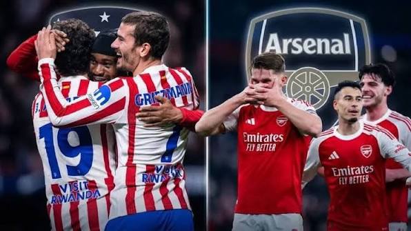 آرسنال يستضيف أتلتيكو مدريد في قمة حاسمة نحو نهائي دوري أبطال أوروبا