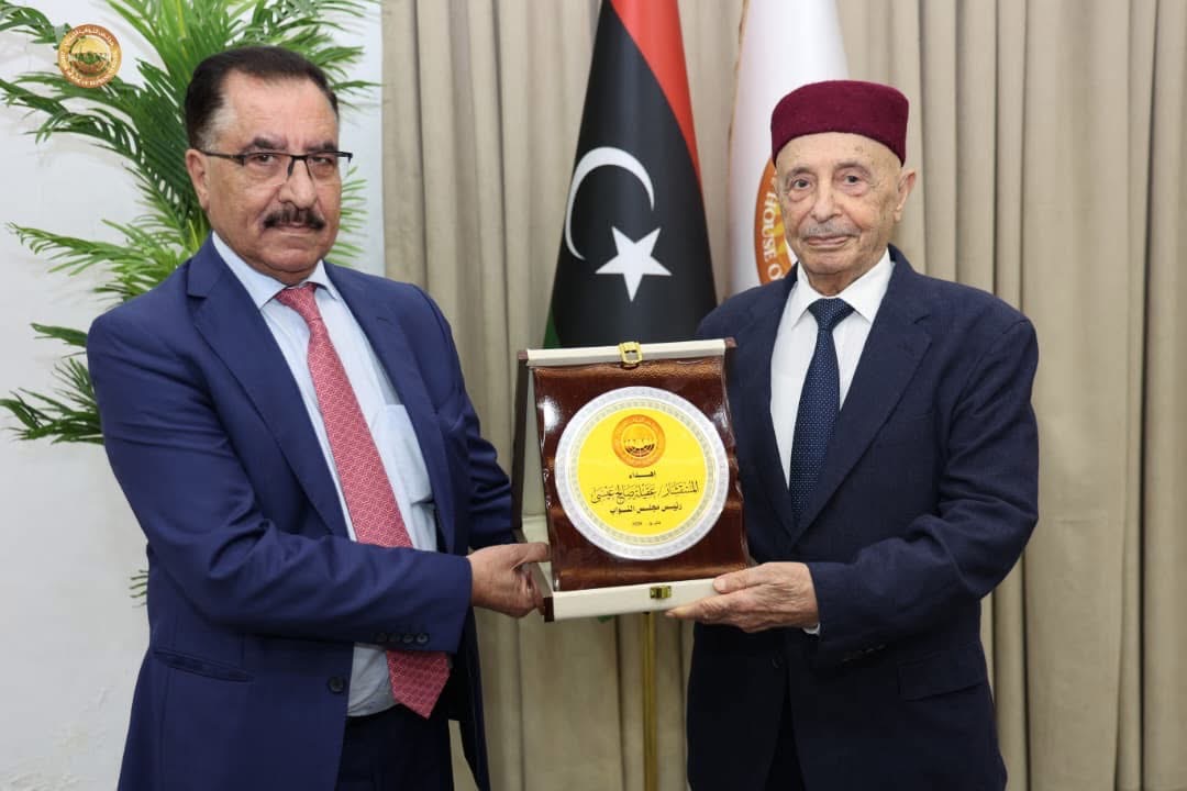 رئيس مجلس النواب يلتقي النائب الأول لرئيس المجلس البرلماني الآسيوي الأفريقي