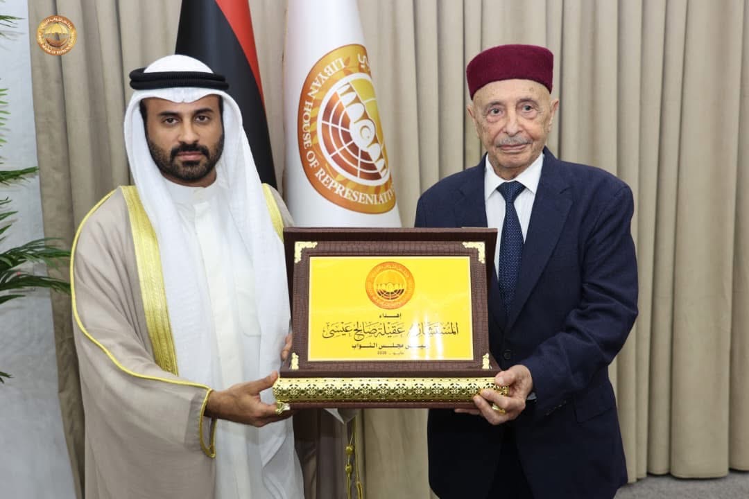 رئيس مجلس النواب يلتقي النائب الأول لرئيس المجلس البرلماني الآسيوي الأفريقي