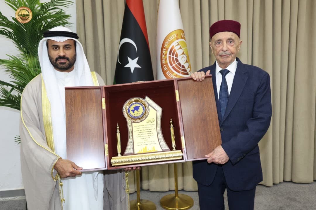 رئيس مجلس النواب يلتقي النائب الأول لرئيس المجلس البرلماني الآسيوي الأفريقي