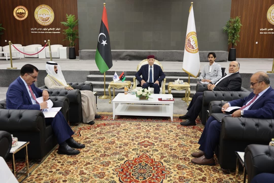 رئيس مجلس النواب يلتقي النائب الأول لرئيس المجلس البرلماني الآسيوي الأفريقي