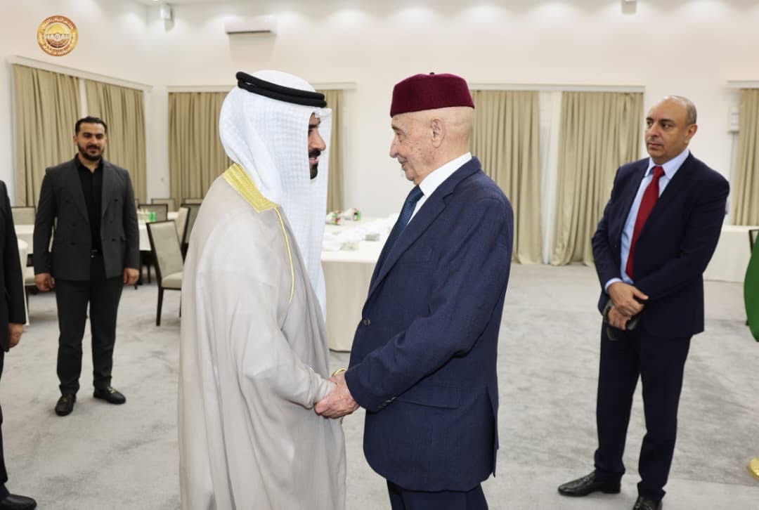 رئيس مجلس النواب يلتقي النائب الأول لرئيس المجلس البرلماني الآسيوي الأفريقي