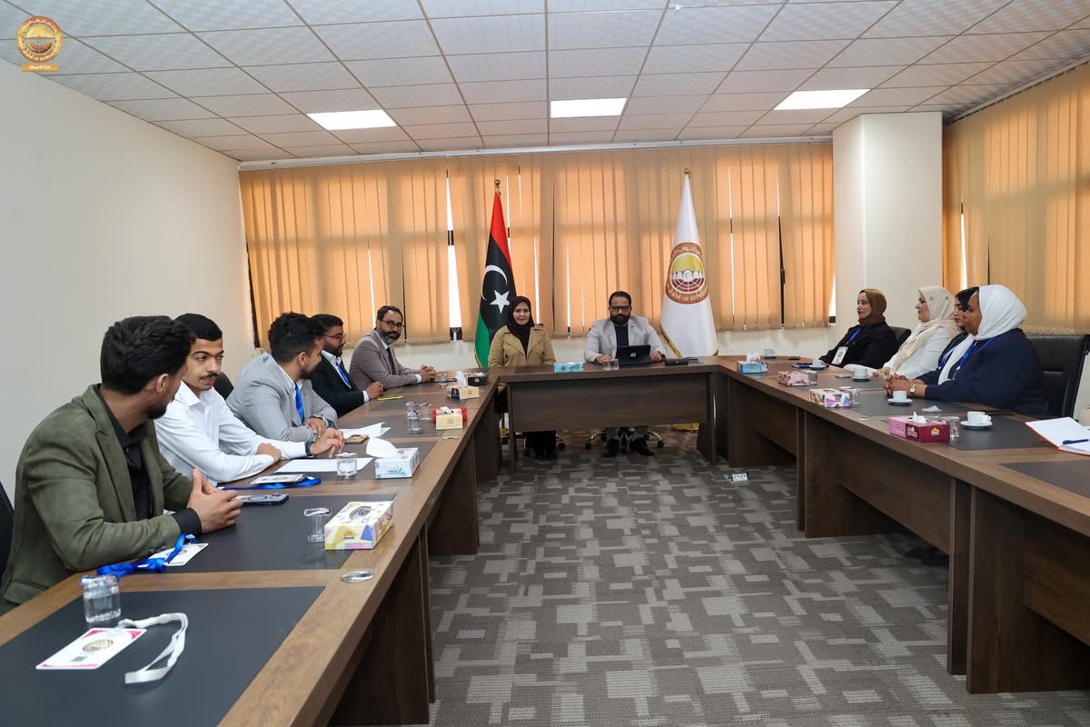 مجلس النواب يستضيف وفد الجامعة الليبية الدولية لتعزيز الوعي بالعمل التشريعي والدبلوماسي