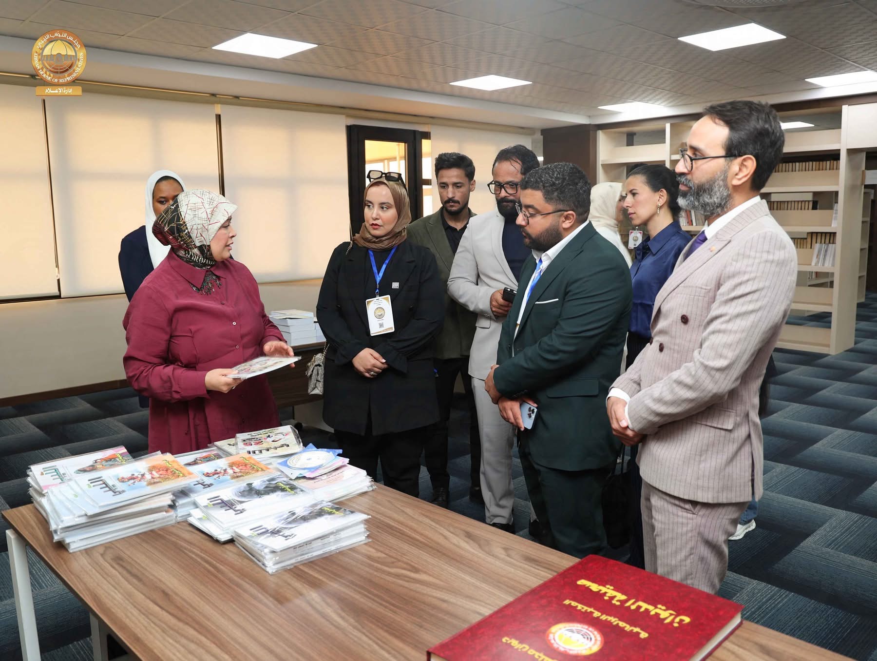 مجلس النواب يستضيف وفد الجامعة الليبية الدولية لتعزيز الوعي بالعمل التشريعي والدبلوماسي