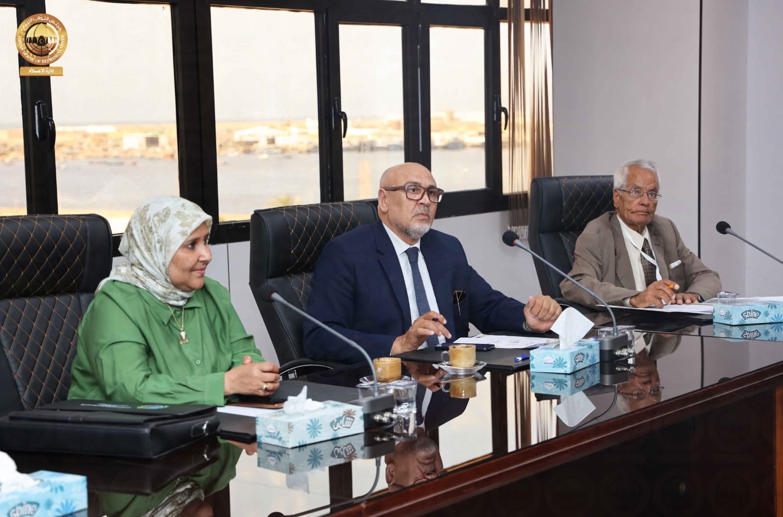 الفاخري يناقش مع أكاديميي جامعة بنغازي تنظيم ندوة حول التعافي المجتمعي في ليبيا