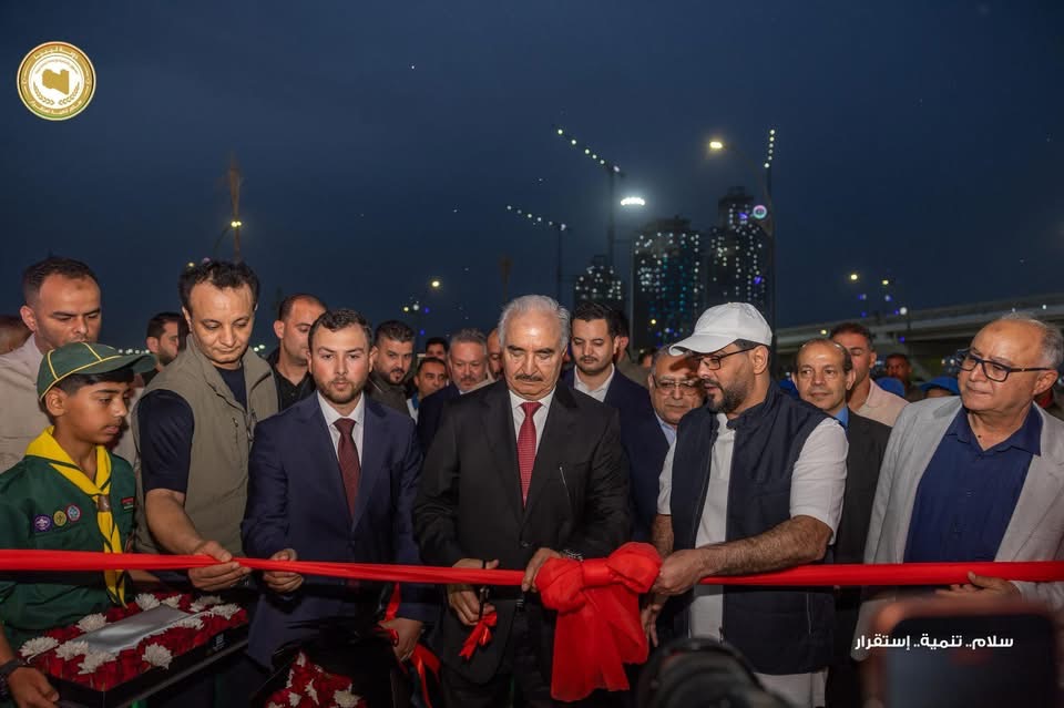 القائد العام القوات المسلحة يفتتح المرحلة الأولى من مشروع جليانة ببنغازي
