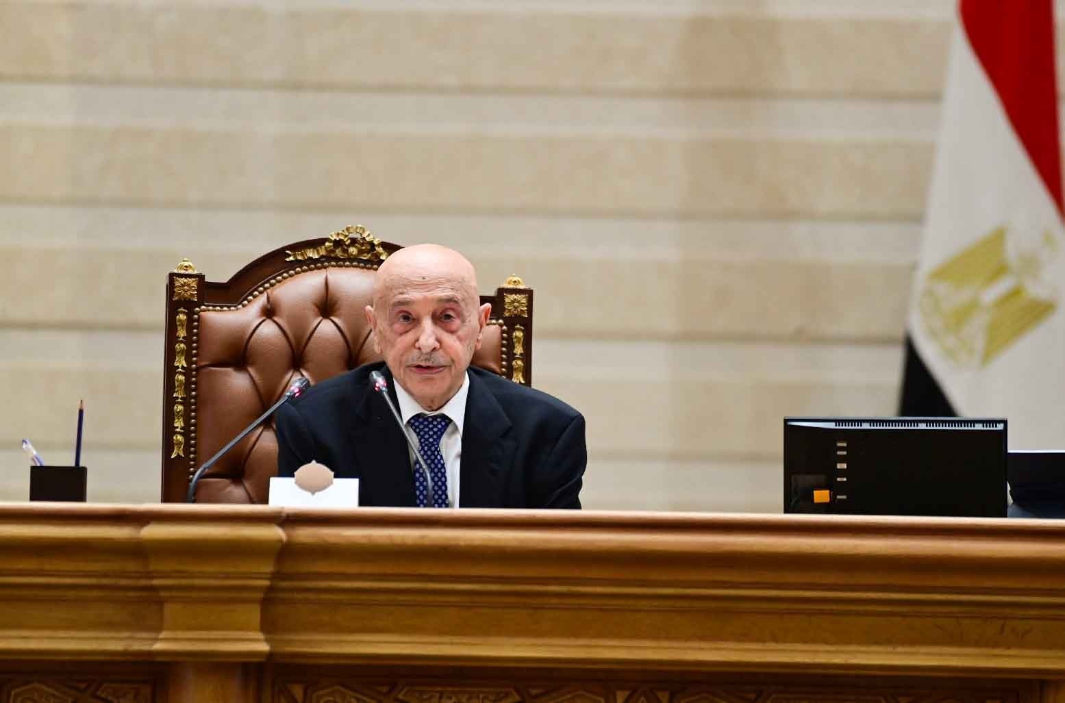 المستشار عقيله صالح: علاقات الشعب الليبي والمصري تتجاوز المفهوم التقليدي للعلاقات