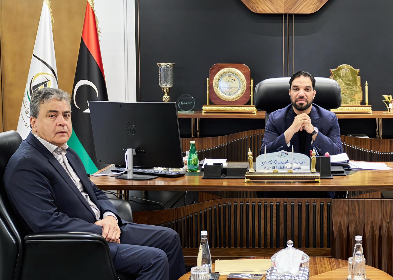 تنتوش وقادربوه يناقشان تداعيات الهجرة غير الشرعية وملف المحروقات