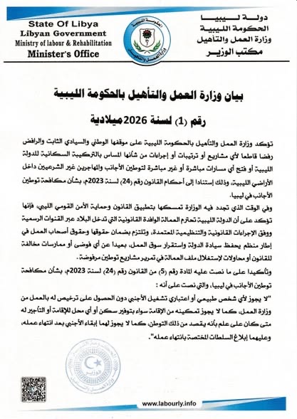 بالتزامن مع حملات التفتيش.. وزارة العمل تجدد رفض توطين المهاجرين والأجانب