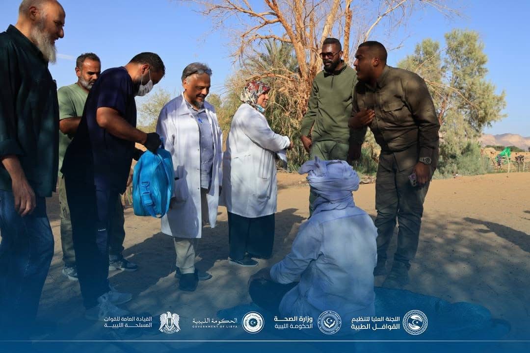 خدمات طبية ميدانية في تهالة ضمن برنامج الزائر الصحي بدعم القيادة العامة والحكومة الليبية