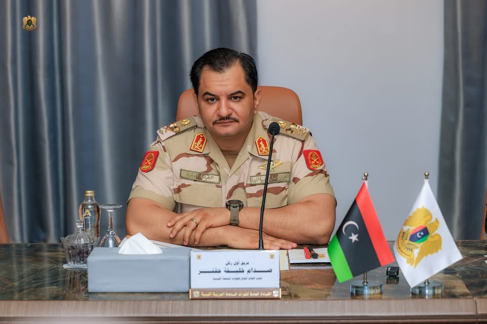نائب القائد العام الفريق اول ركن صدام خليفة حفتر يبحث مع وفد تركي رفيع تعزيز التعاون المشترك بين ليبيا وتركيا