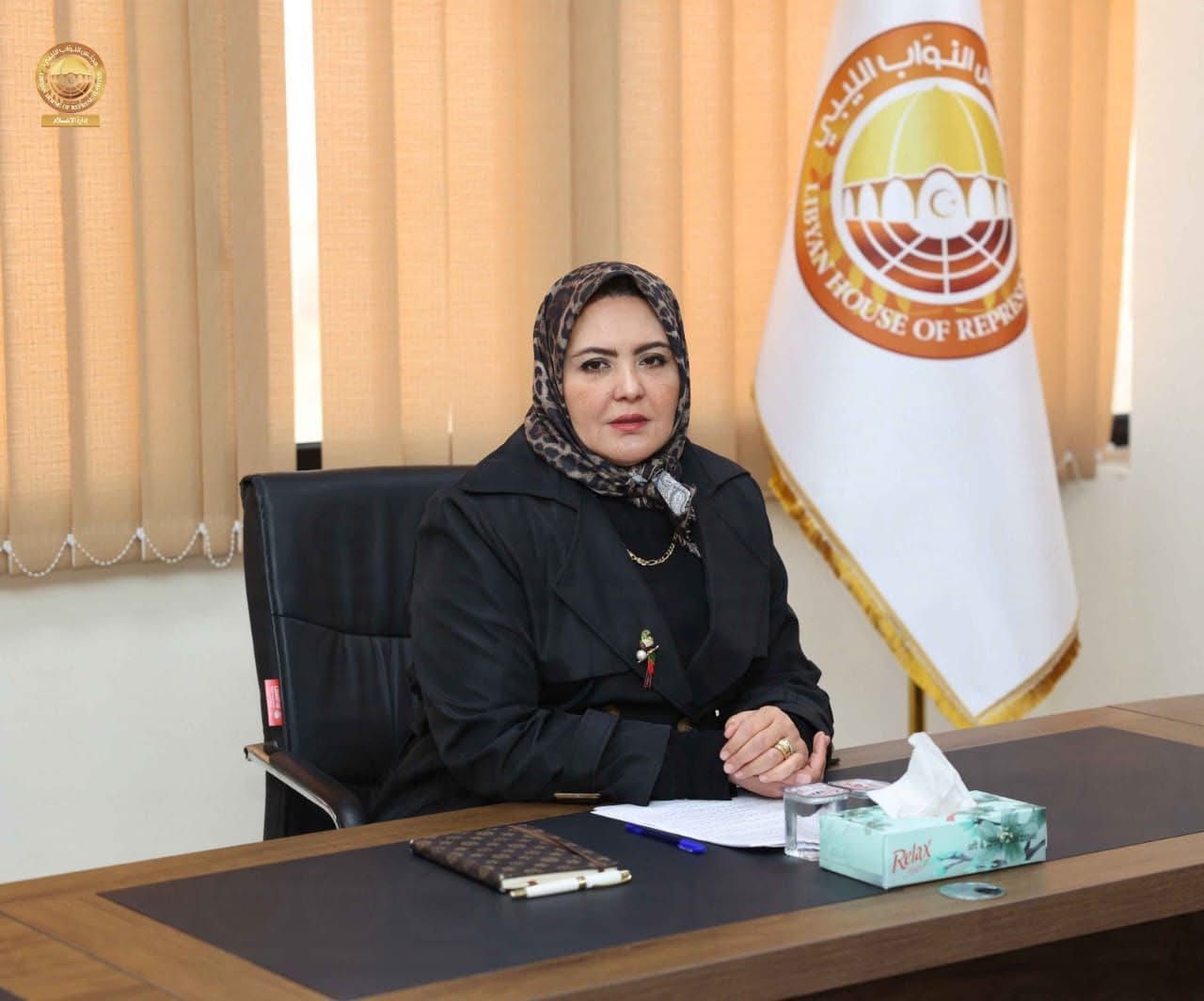 اسمهان بلعون: انتخاب عقيلة صالح رئيسًا للمجلس البرلماني الآسيوي الأفريقي يعكس المكانة المتنامية لليبيا