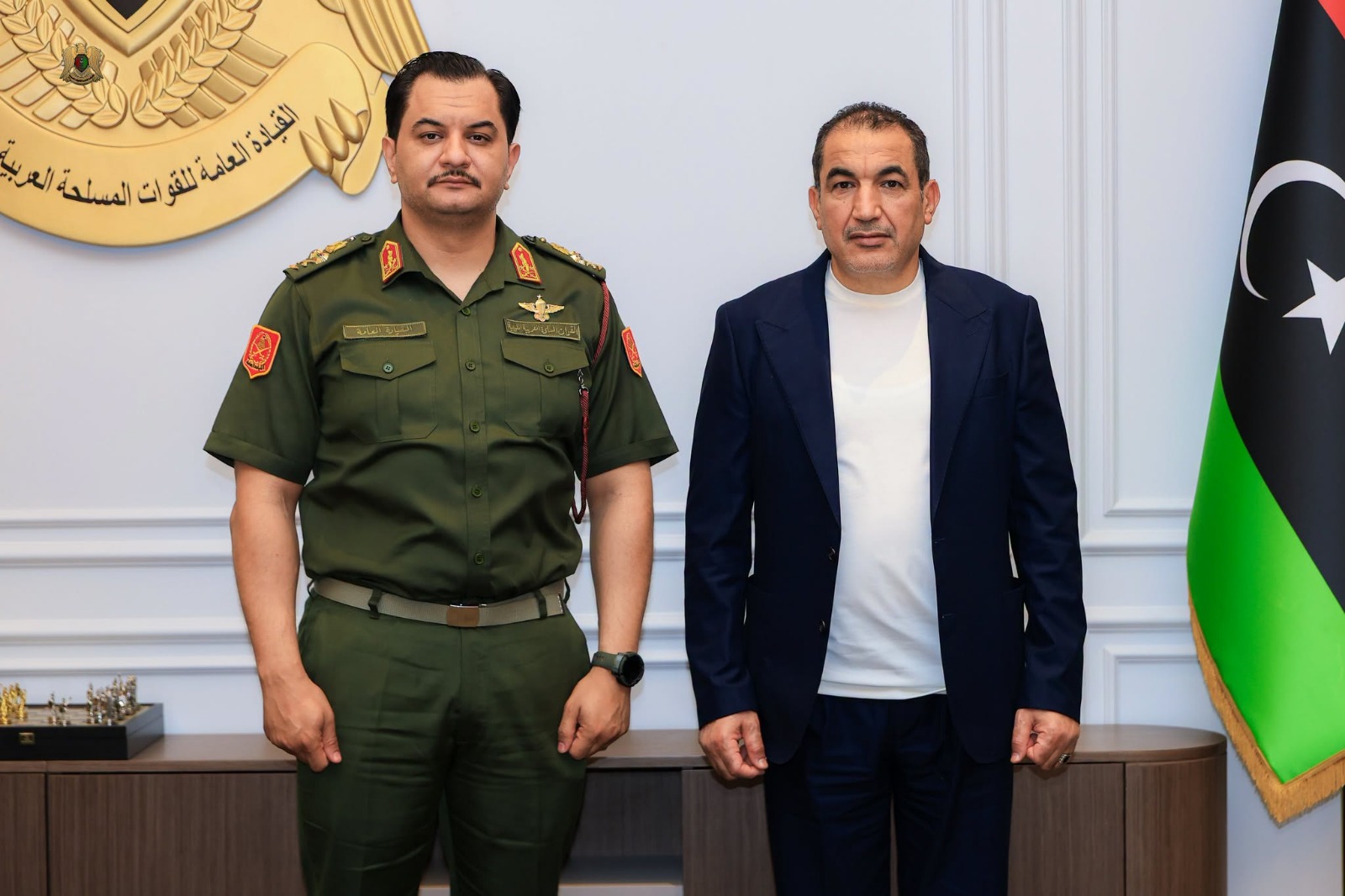 نائب القائد العام  يبحث مع أبوزريبة  مستجدات الأوضاع الأمنية